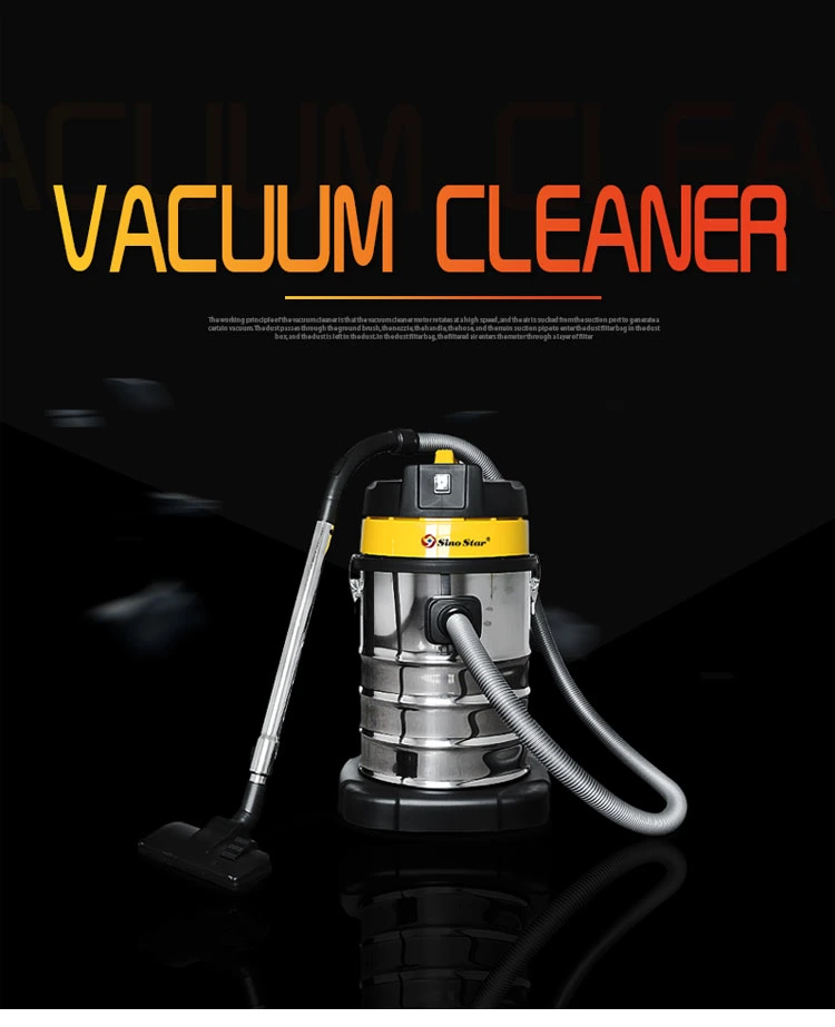 Sino Star 2020 30 Litres 1000W Bagged Powerful Portable Household Car Wet and Dry Canister Home Vacuum Cleaner