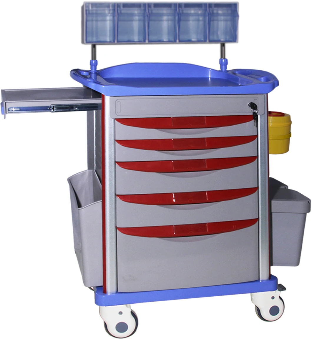 Mn-AC003 Widely Used Easy Cleaning Medical Trolley for Medical School