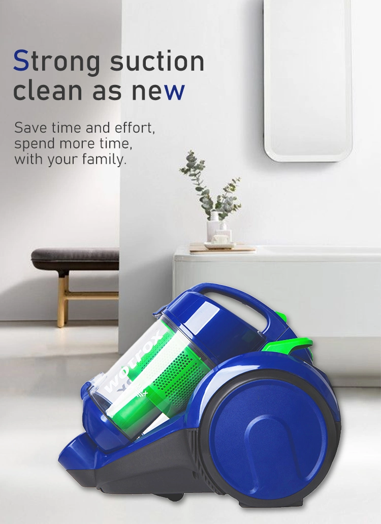 Cyclonic Tech Bagless Canister Vacuum Cleaner for Home