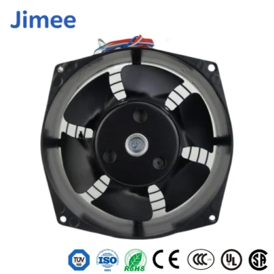 Jimee Motor Ventilateur de nettoyage de feuilles personnalisé Chine Fournisseurs de ventilateurs centrifuges avant Courant électrique AC Jm17055b1hl 1,10 kg Poids AC Ventilateurs axiaux pour le refroidissement par air